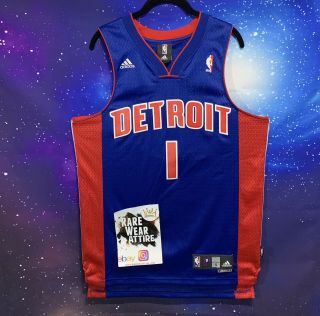 Rare Nba Chauncey Billups Detroit Pistons 1 Swingman Jersey Adidas Sz S Adidas