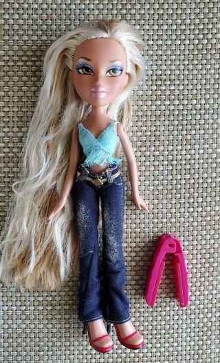 Htf Rare Mga Bratz Magic Hair Raya Doll With Glitter Jeans