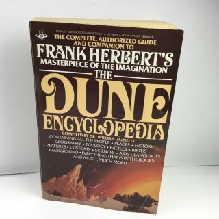 The Dune Encyclopedia,  By Mcnelly (1984 Trade Pb) Rare,  1st Printing