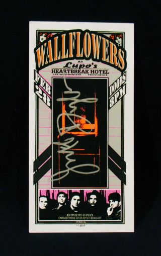 The Wallflowers - Jacob Dylan - Rare 1997 Autographed Concert Handbill - Arminski