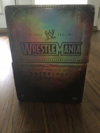 WWE WWF WrestleMania 1 - 21 The Complete Anthology 1985 - 2005 DVD Set Rare OOP Cell 2