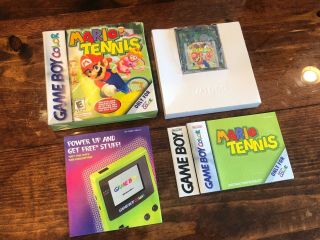 Mario Tennis (nintendo Game Boy Color) Complete Rare