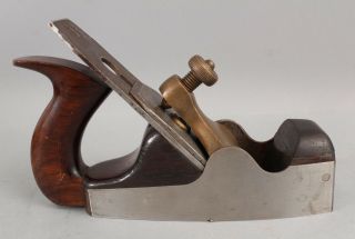 Rare Antique Spiers Ayr I Sorby Rosewood Steel Brass Woodworking Wood Plane Tool