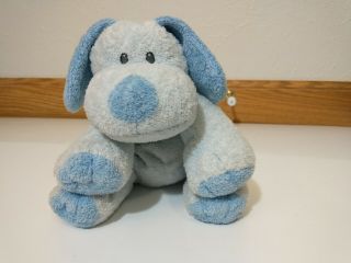 Ty Pluffies Baby Whiffer Blue Puppy Dog Beanie Baby Plush No Tag 2006 Htf Rare
