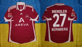 ● Rare Match Worn Shirt Mendler Fc Nurenberg Germany Bundesliga 2010/2011 ●