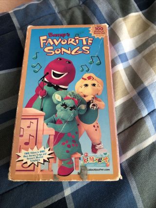 Barney’s Favorite Songs Rare Vhs