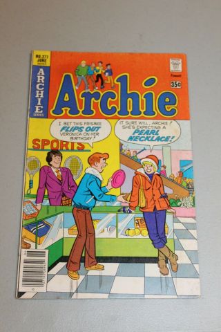 Rare Archie Comics 271 1978 Pearl Necklace Innuendo Controversial Risque Cover