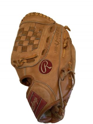 Vintage Rare Rawlings Leather Baseball Glove 12 " Robin Yount (or 415) Rht