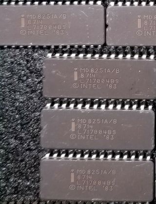 Vb Offers Acpt 12 X Intel Md8251a/b Commmication Ic Dip Vintage Rare 1983