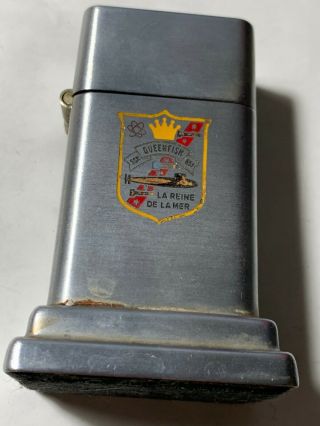 Rare Uss Queenfish (ssn - 651) Commemorative Case With Zippo Lighter 03 - 120