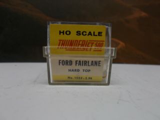 Aurora Model Motoring 1353 63 Ford Fairlane Hard Top Label/box,  Rare