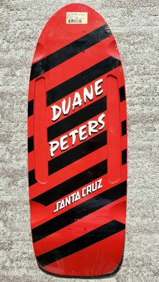 Rare Vintage Duane Peters Santa Cruz Re - Issue Limited Edition Skateboard Deck