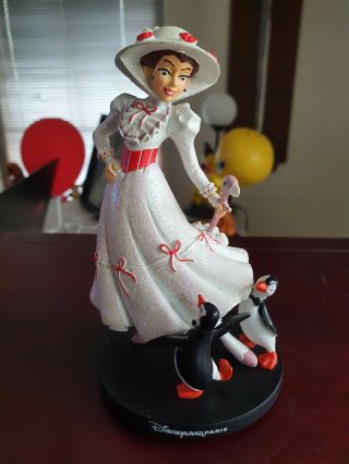 Extremely Rare Walt Disney Mary Poppins With Penguins Figurine Statue