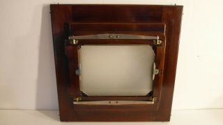 Rare Deardorff 8x10 To 5x7 Reducing Wood Large Format View Camera Back Adapter