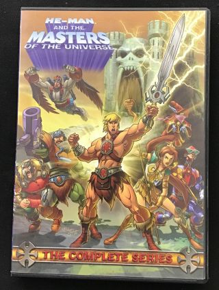 He - Man And The Masters Of The Universe Complete Series Dvd Rare 4 - Disc Set Oop