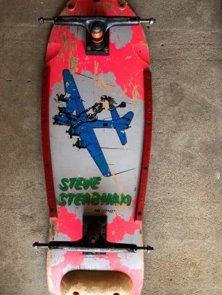 1986 Steve Steadham Pro Street Vintage Skateboard Survivor Rare