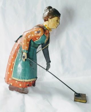 Rare Distler Günthermann " Busy Lizzie " Tin Litho Toy,  Germany C1920s