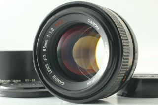 Rare " O " [near,  ] Canon Fd 55mm F1.  2 S.  S.  C.  Ssc Mf Lens Fd Mount Japan