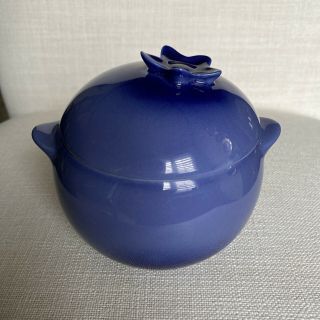 Very Rare Le Creuset Blueberry Jar Cocotte Stoneware Cond