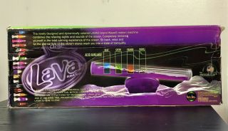 The LAVA Wave Motion Machine 16 Inch Purple Vintage RARE 5