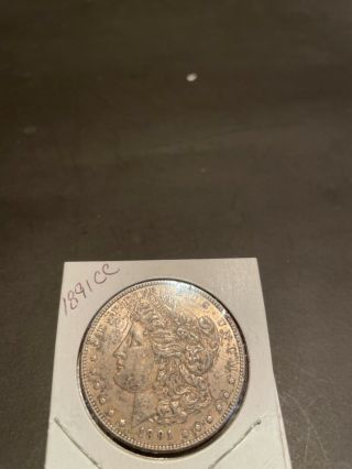 Rare 1891 Cc Morgan Silver Dollar