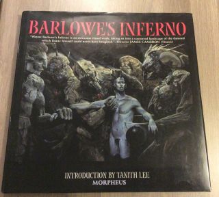 Wayne Barlowe Barlowe’s Inferno HC & Brushfire Portfolio RARE Hellboy Del Toro 2