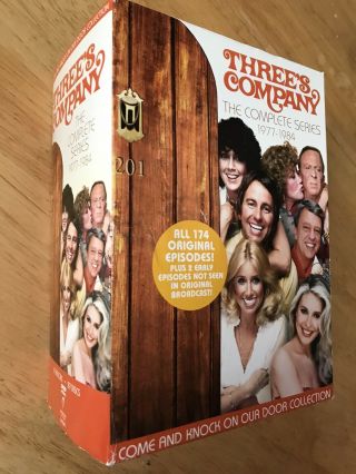 Three ' s Company The Complete Series DVD 2014 29 - Disc Set RARE Seasons 1 - 8 OOP 2