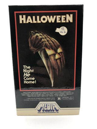 Halloween  On Beta Betamax Tape W/ Cover 1978 Horror Movie Rare