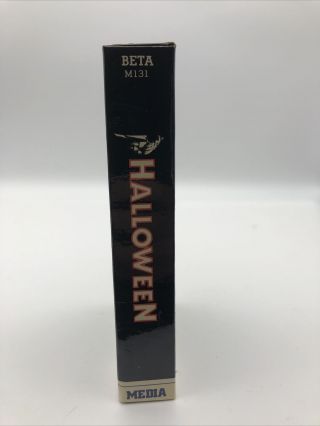 HALLOWEEN  on BETA BETAMAX TAPE W/ COVER 1978 Horror Movie RARE 3