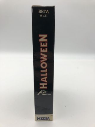 HALLOWEEN  on BETA BETAMAX TAPE W/ COVER 1978 Horror Movie RARE 5