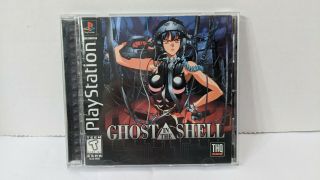 Ghost In The Shell (ps1,  1997) Cib W/registration Card Rare Ex