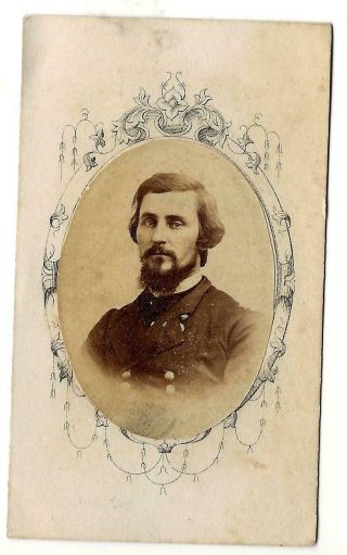 Civil War Cdv Union General William Sooy Smith Cavalry Very Rare
