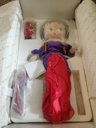 Rare 13 " Danbury Long Live Queen Betty Boop Red Hat Society Porcelain Doll