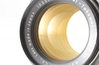 Exc,  5 [RARE 8 Element] Pentax Takumar 50mm F/1.  4 MF Lens M42 From JAPAN 2