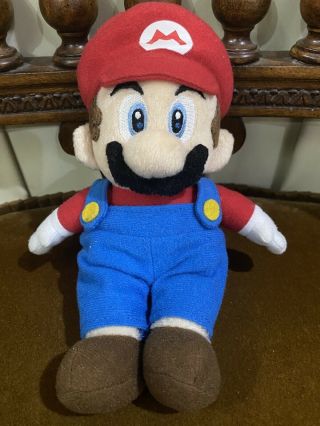 Rare Mario Party 5 Sanei Japan 2003 Hudson 7” S Size Plush Luigi