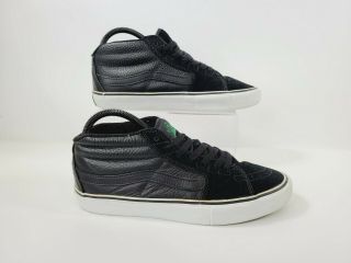 Rare Vans Jeff Grosso Ragdoll Black Sk8 Hi Vert Pro Skateboard Shoes Mens Size 8