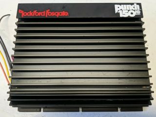 Rockford Fosgate Punch 150hd Mosfet 2 Channel Amplifier - Rare Fully