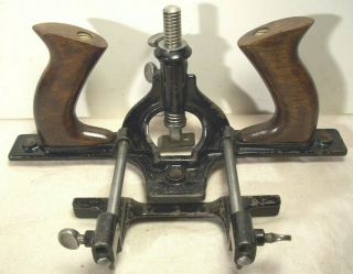 1911 Stanley Rule & Level Co.  No.  171 Door Trim Router Plane W/fence Guide Rare