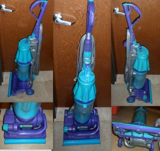 Dyson Dc07 8 Root Cyclone Vacuum Handle Wand Rare Turquoise Purple Sparkle
