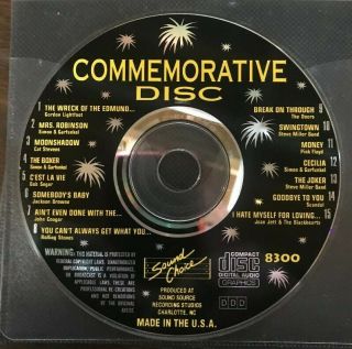 Rare Disc Sound Choice Karaoke Spotlight Cd,  G - 8300 - Commemorative Disc - Cdg