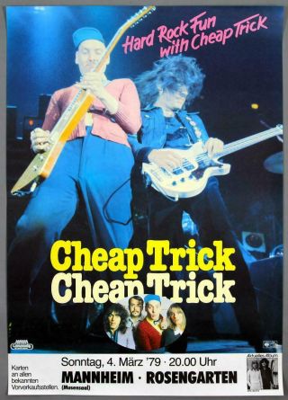 Trick – Mega Rare Vintage 1979 Heaven Tonight Concert Poster