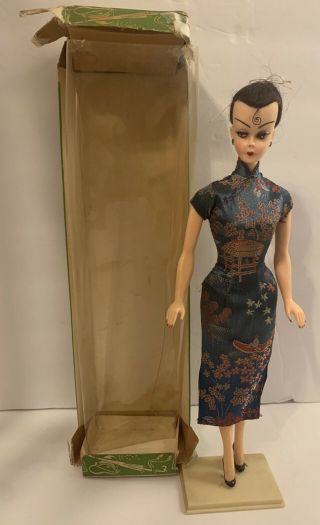 Vintage Bild Lilli Doll Pre - Barbie Clone Hong Kong Japanese Curl Rare