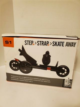 Rare Cardiff Skate Co S1 Skates Step Strap Skate Away Unisex Multi Size