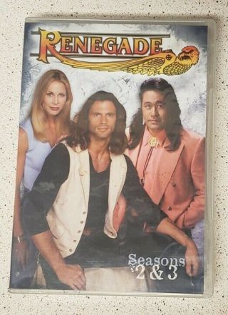 Renegade Seasons 2 & 3 Dvd,  6 - Disc Set.  Anchor Bay Rare Oop Lorenzo Lamas R1 Us