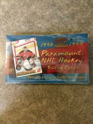 1998 / 1999 Paramount Nhl Hockey Hobby Box - Factory Rare Main Set