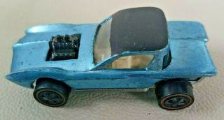 RARE COLOR Hot Wheels Redline Light BABY Blue Python 1968 100 2