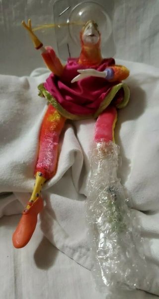 Rare ☆Cirque Du Soleil Handmade Clown Dancer Ornament Fabric Costume 3
