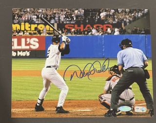 Derek Jeter Signed Autographed 8x10 York Yankees Steiner Hologram Rare