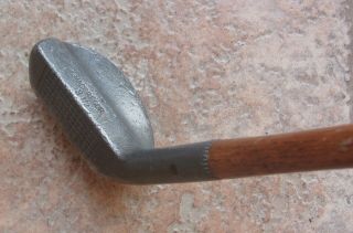 Antique Vintage Rare Macgregor Model 3 1/2 Hickory Wood Shaft Golf Club Putter 3