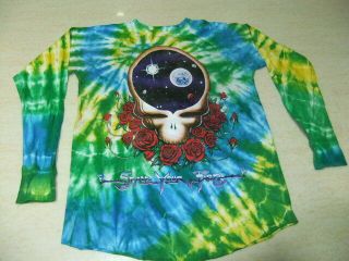 Vintage Grateful Dead 94 Shirt Long Sleeve Tie Dye Rock Tour Band Concert Rare